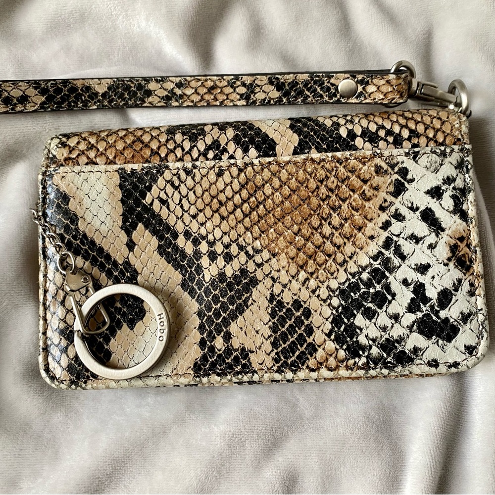 HOBO Python Embossed Wallet Wristlet - Picture 2 of 6
